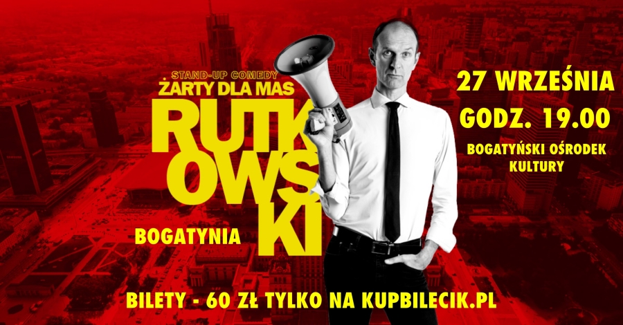 "Żarty dla mas" - stand-up Rafała Rutkowskiego