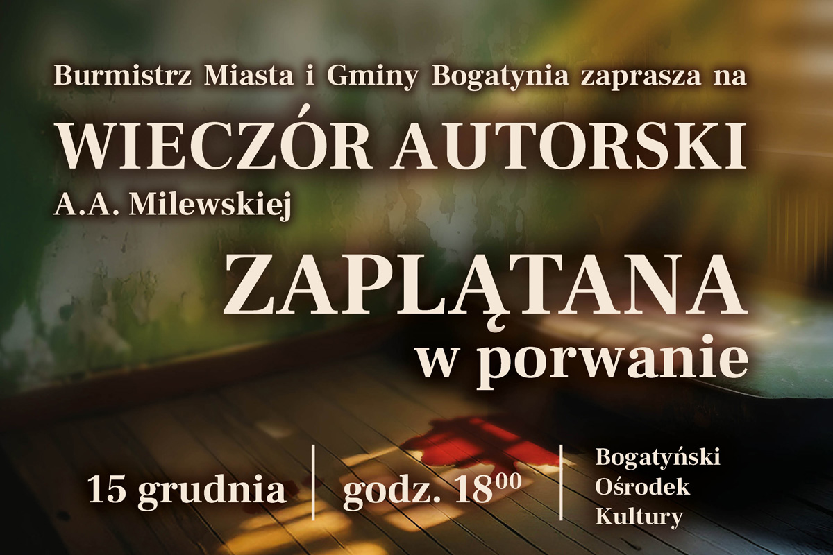 Spotkanie autorskie z Agnieszką Milewską